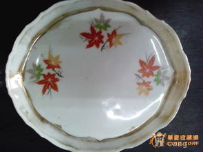 漂亮贴花老茶盘
